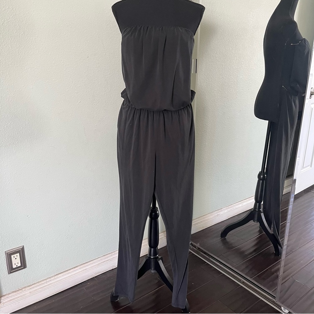 Louella Rose Black Soft Stretchy Tube Top Romper Size Small